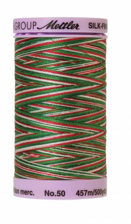Silk-Finish 50wt Variegated Cotton Thread 500yd/457M Seasons Greetings