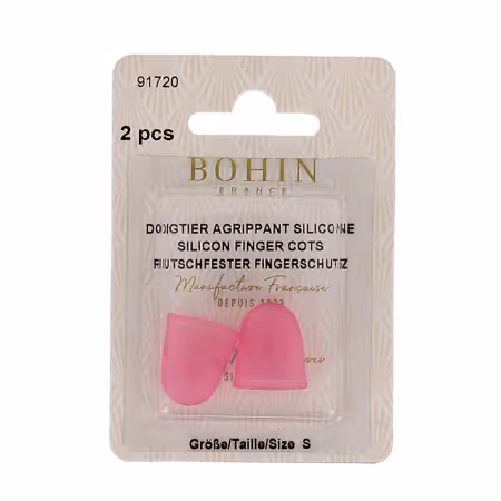 Machine Quilting Rubber Thimbles Size Small 2ct