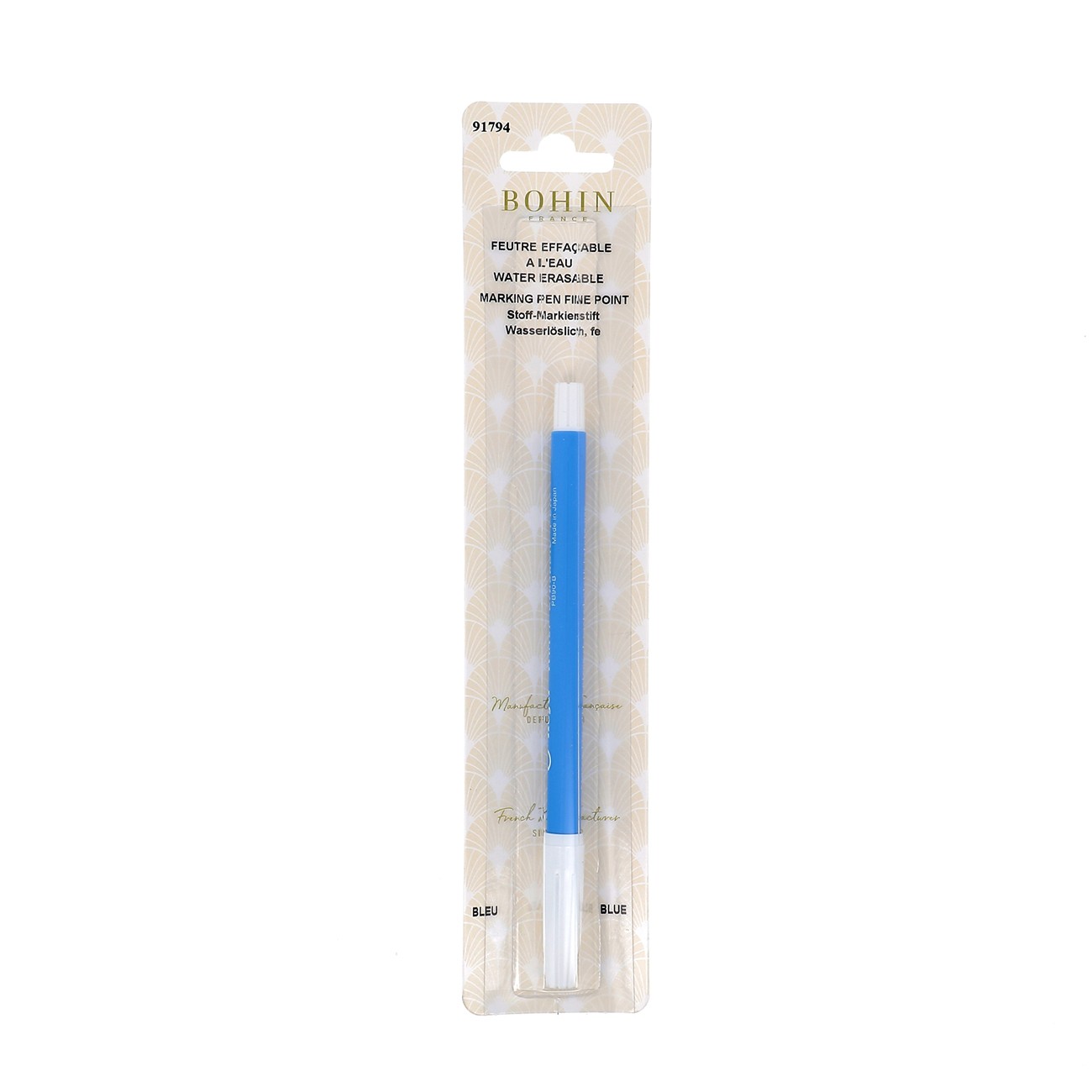 Pencil (Water Erasable) Blue - Blistx1