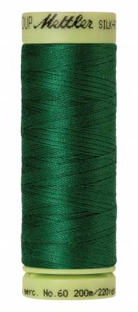 Silk-Finish 60wt Solid Cotton Thread 220yd/200M Kelley