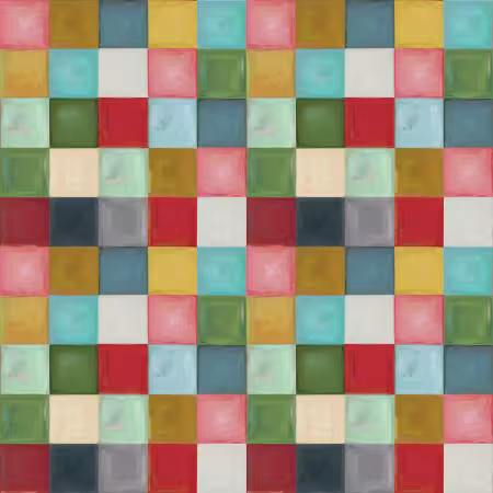 Tertiary Tiny Squares 6 Inch