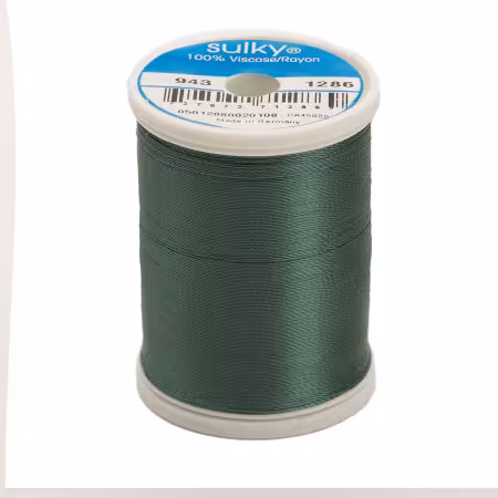 Rayon Thread 2-ply 40wt 268d 850yds Dark French Green