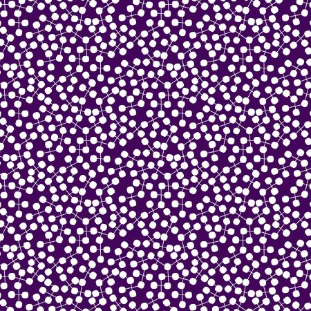 Violet/White Branch Dots