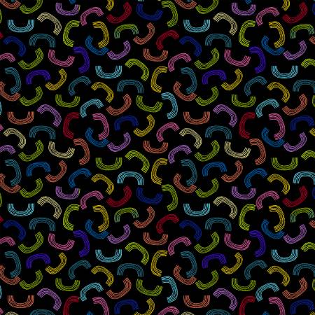 Multi/Blakc Rainbows