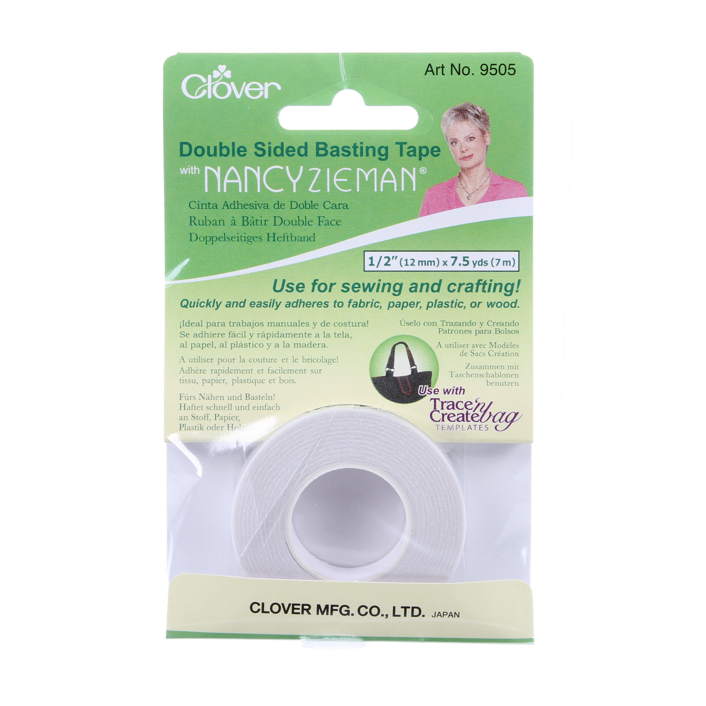 Double Sided Basting Tape With Nancy 1/2in x 7.5yds By Zieman, Nancy