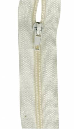 Make-A-Zipper Regular 5.5yd (197in) roll & 12 zipper pulls Cream