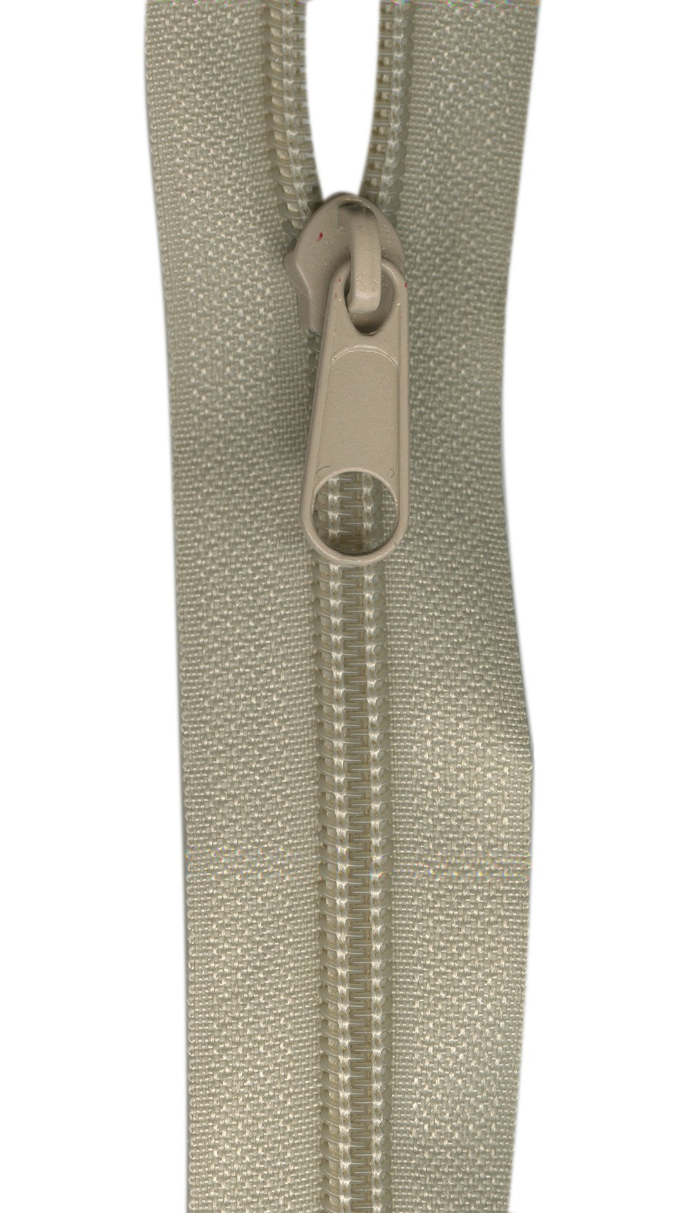 MakeAZipper Heavy Duty 3yd (108in) roll & 12 Zipper Pulls Beige