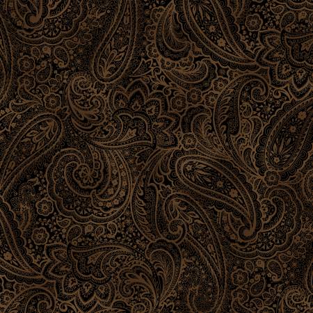 Chestnut Radiant Paisley 108in Wide Back