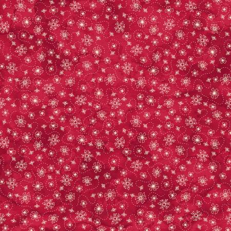 Red/Cream Flowers & Bees