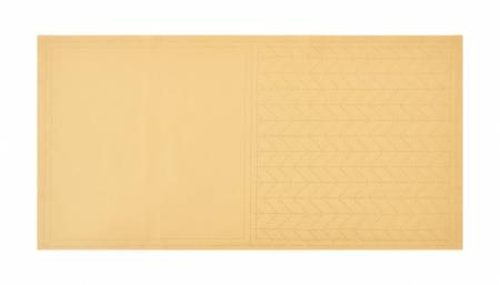 Cosmo Sashiko Cotton & Linen Precut Fabric - Herringbone - Beige