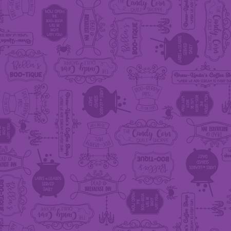 Purple Shop Signs