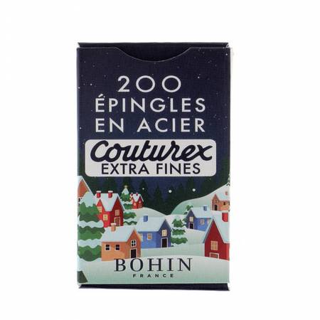 Extra Fine Pins Christmas Village 200ct