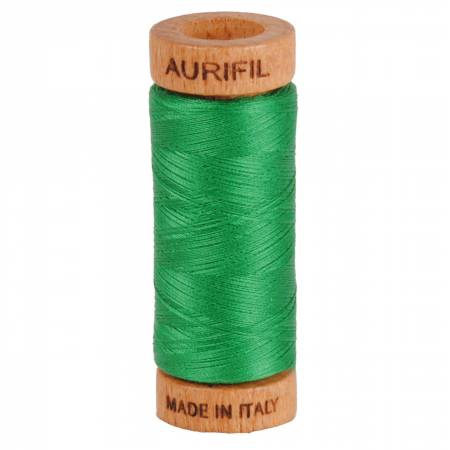 Mako Cotton Thread Solid 80wt 300yds Green