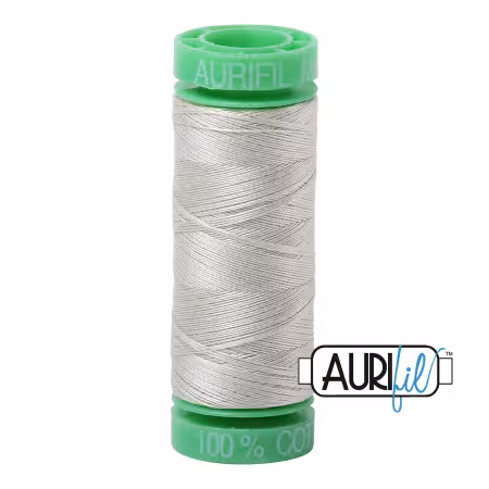 Mako Cotton Embroidery Thread 40wt 164yds Light Grey Green
