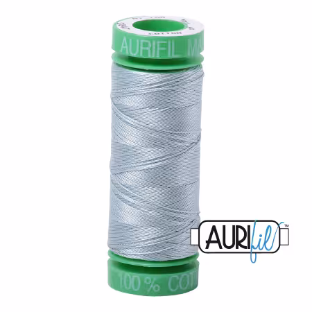Mako Cotton Embroidery Thread 40wt 164yds Bright Grey Blue
