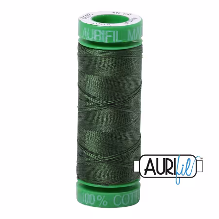 Mako Cotton Embroidery Thread 40wt 164yds Pine