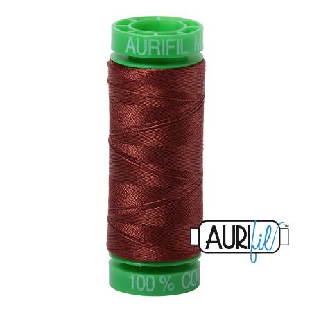 Mako Cotton Embroidery Thread 40wt 164yds Copper Brown