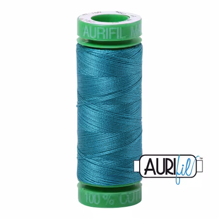 Mako Cotton Embroidery Thread 40wt 164yds Dark Turquoise