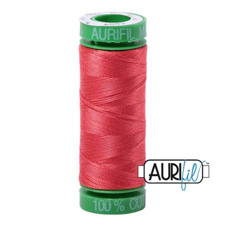 Mako Cotton Embroidery Thread 40wt 164yds Medium Red