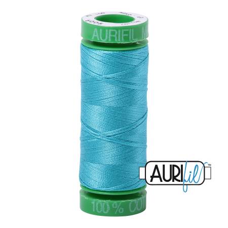 Mako Cotton Embroidery Thread 40wt 164yds Bright Turquoise
