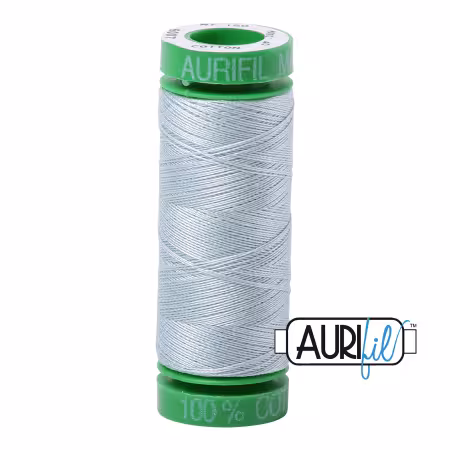 Mako Cotton Embroidery Thread 40wt 164yds Light Grey Blue