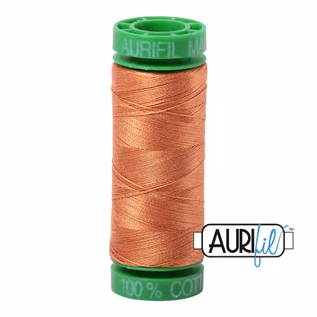 Mako Cotton Embroidery Thread 40wt 164yds Medium Orange