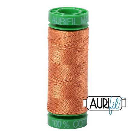 Mako Cotton Embroidery Thread 40wt 164yds Medium Orange
