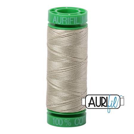 Mako Cotton Embroidery Thread 40wt 164yds Light Military Green