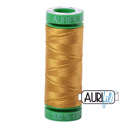 Mako Cotton Embroidery Thread 40wt 164yds Mustard