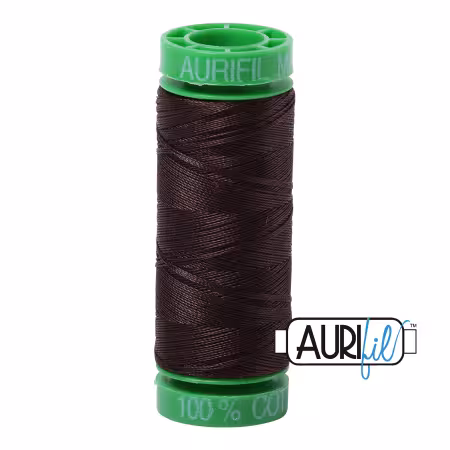 Mako Cotton Embroidery Thread 40wt 164yds Dark Brown