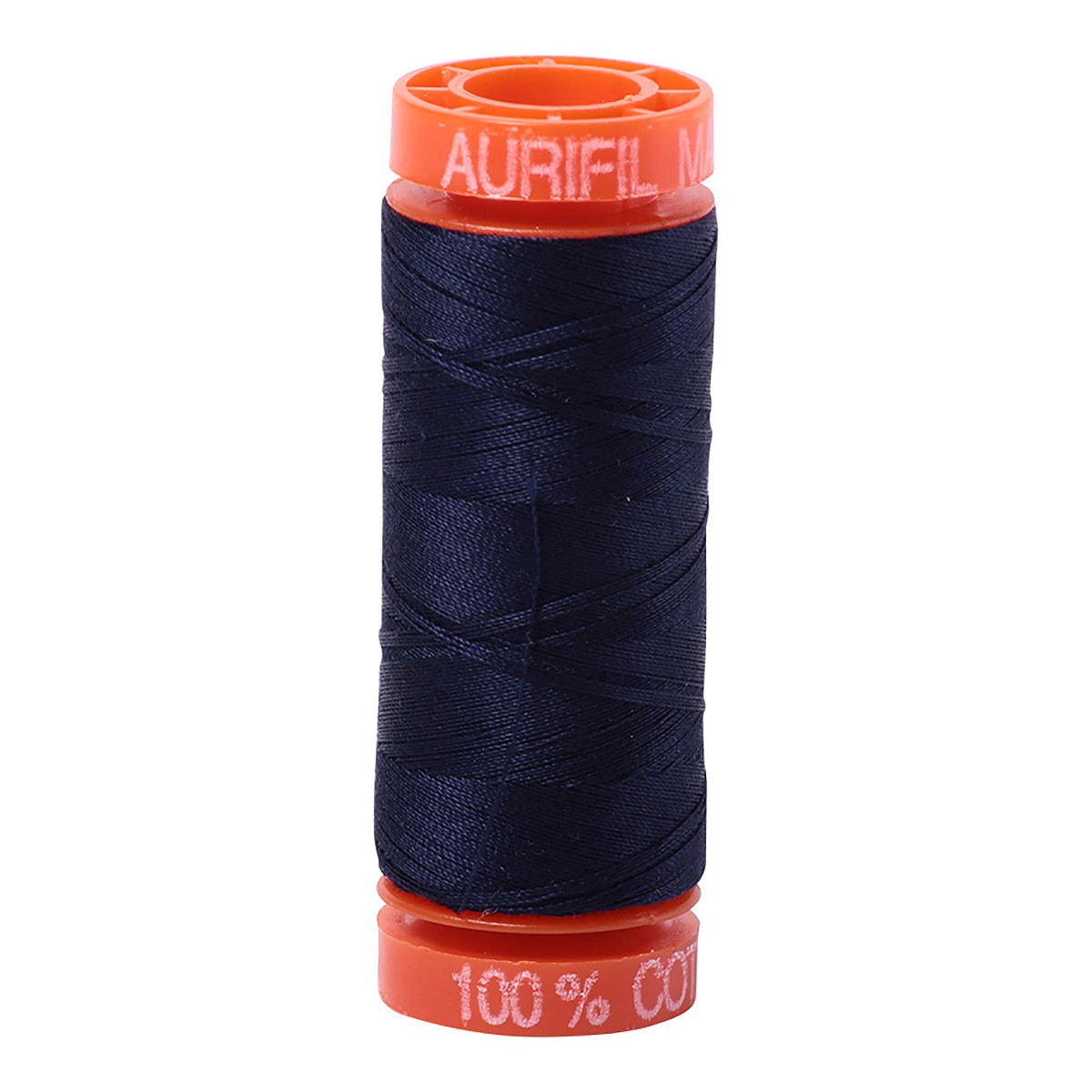 Mako Cotton Embroidery Thread 50wt 220yds Very Dark Navy