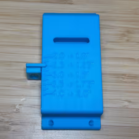 Adjustable 3H Binding Folder Blue