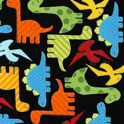 bright colored dinosaurs