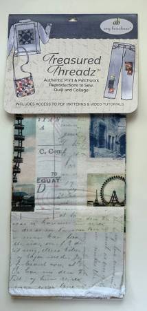 Treasured Threadz® Collage Fabric Panel - Around the World