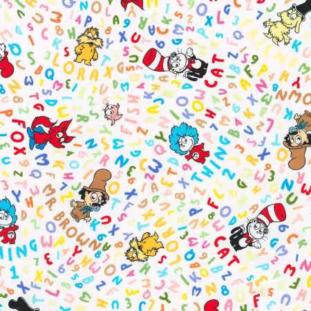 Alphabet, Numbers, Seuss Characters Multi