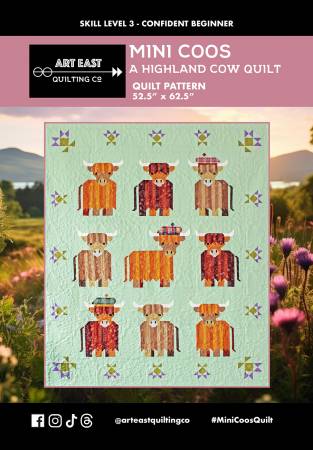 Mini Coos A Highland Cow Quilt Pattern