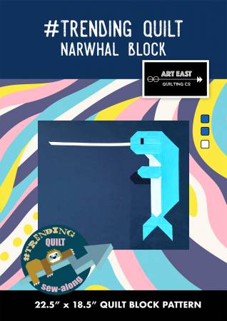 #TRENDING QUILT - Block 3 - The Narwhal