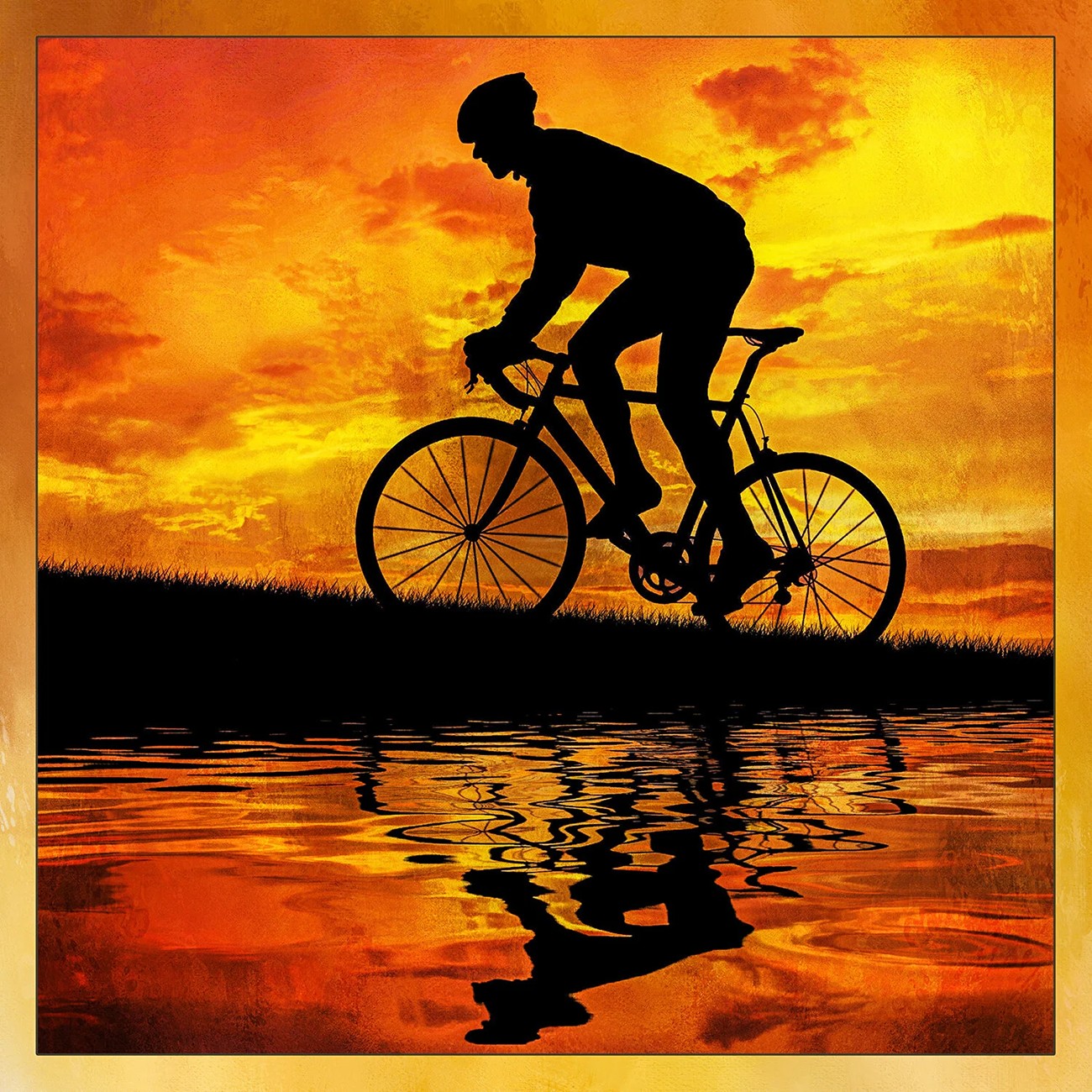 The Perfect Way to Start the Day Panel 24in x 24in