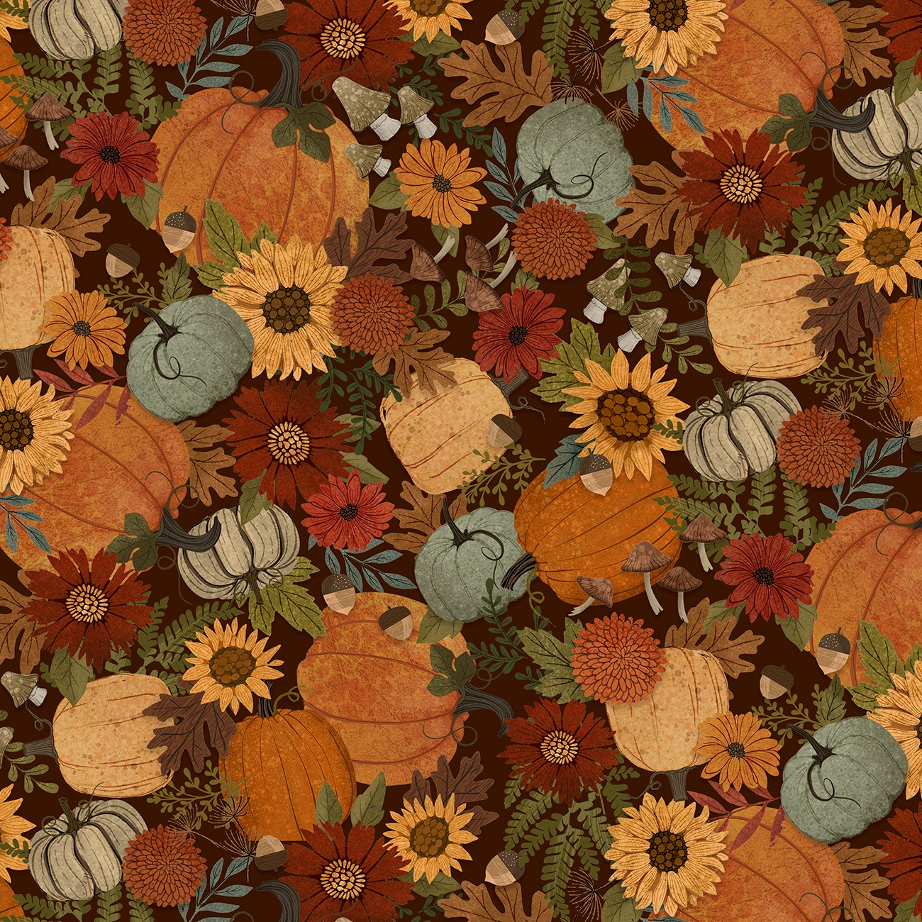 Autumn Homestead Packed Pumpkins By Zindell, Michael