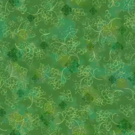 Grapes Leaf Quilting Cotton