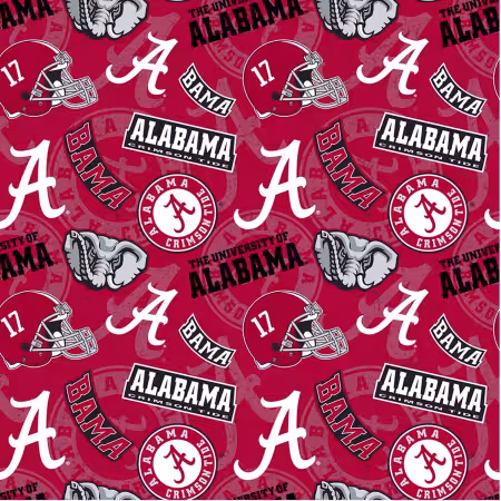 NCAA Alabama Tone on Tone Cotton