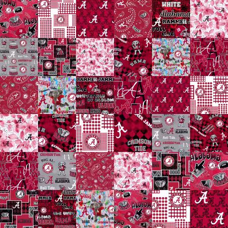 Alabama Collegiate Cheater Quilt