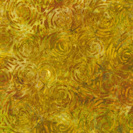 Swirls Curry Batik