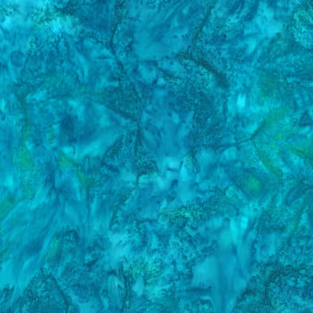 Mottled Turquoise Batik