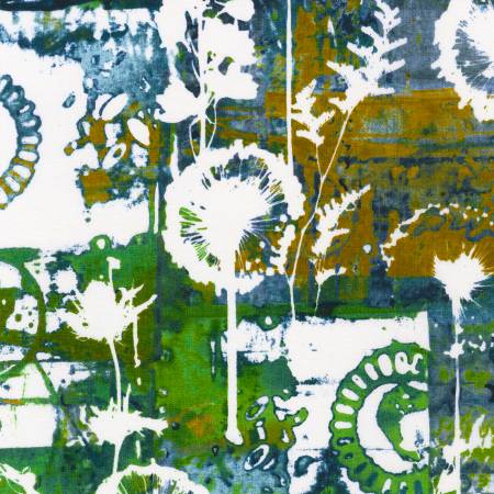 Abstract Blue Yonder Essex Linen