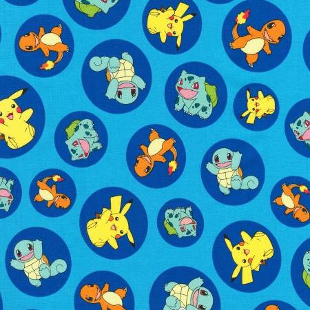 Blue Pokemon in Circles