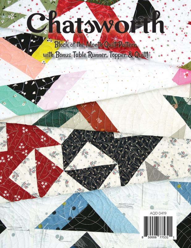 Chatsworth quilt pattern interior pages showing block designs and instructions