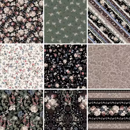Assortment Art of Midnight, 9pcs x 10yds