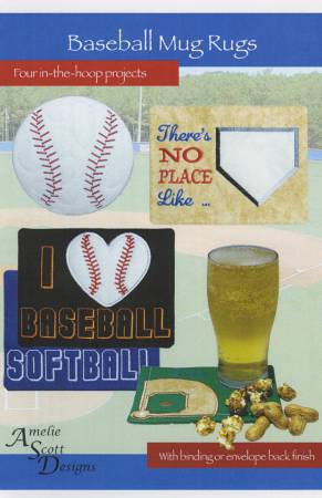 Baseball Mug Rugs