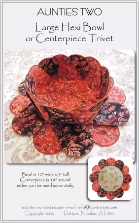 Large Hexi Bowl or Centerpiece Trivet